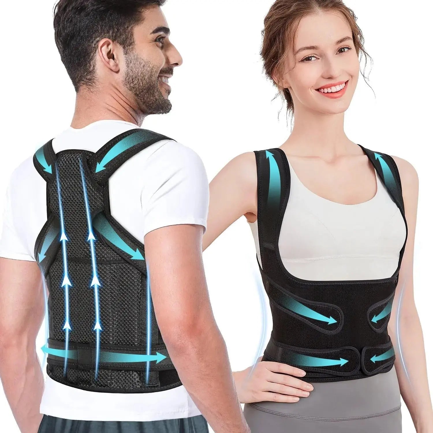 All-Day Posture Support — Adjustable Brace for Back, Shoulder & Neck Relief Mivoza Deutschland