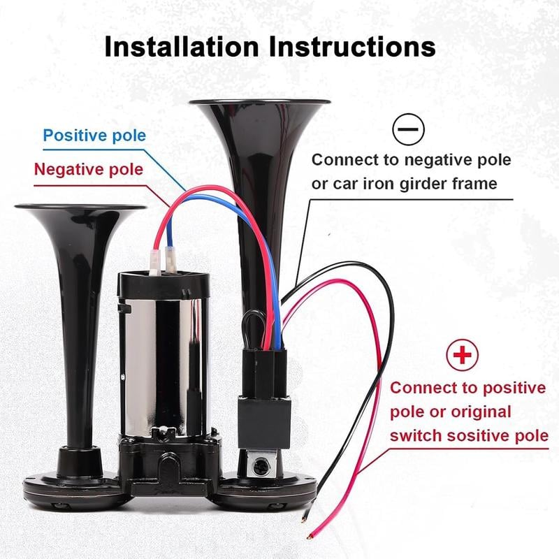 🔥12V 150db Train Air Horn for Truck Car Mivoza Deutschland