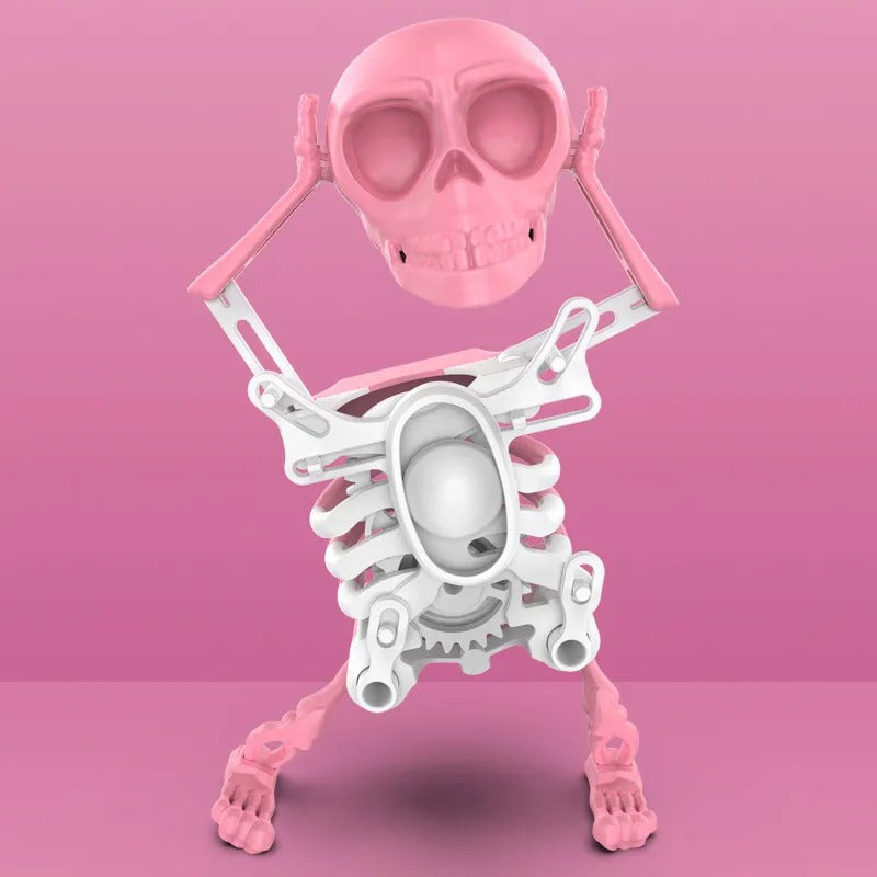 Dancing Skeleton Figure – Glowing Dance Decoration with Playful Glow Homezys