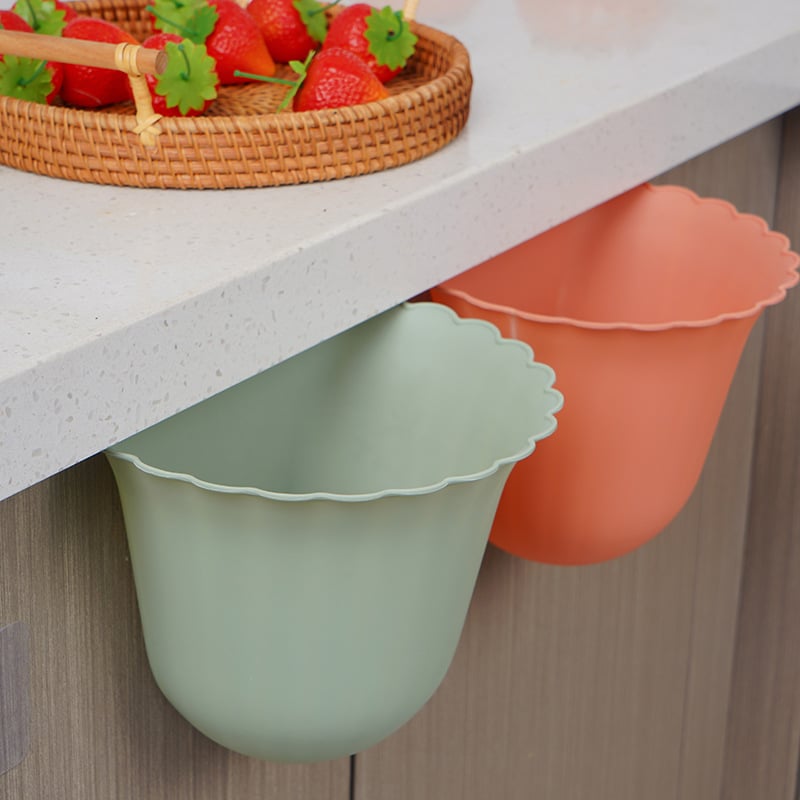 Hanging Trash Can – Space-Saving Kitchen Waste Bin with Clip Design Homezys