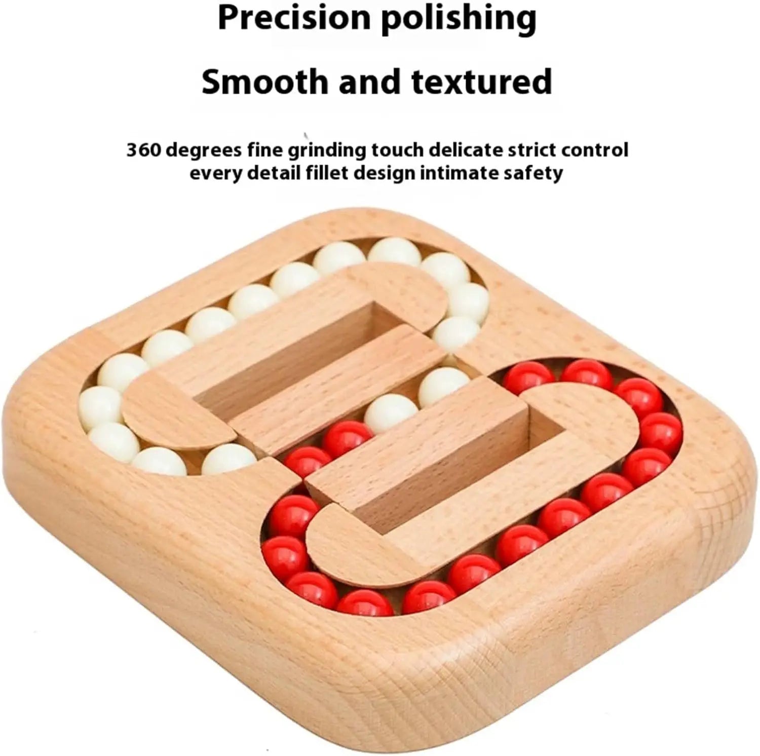 Handheld Wooden Maze Bean Puzzle - Calm Your Mind, Sharpen Focus Homezys