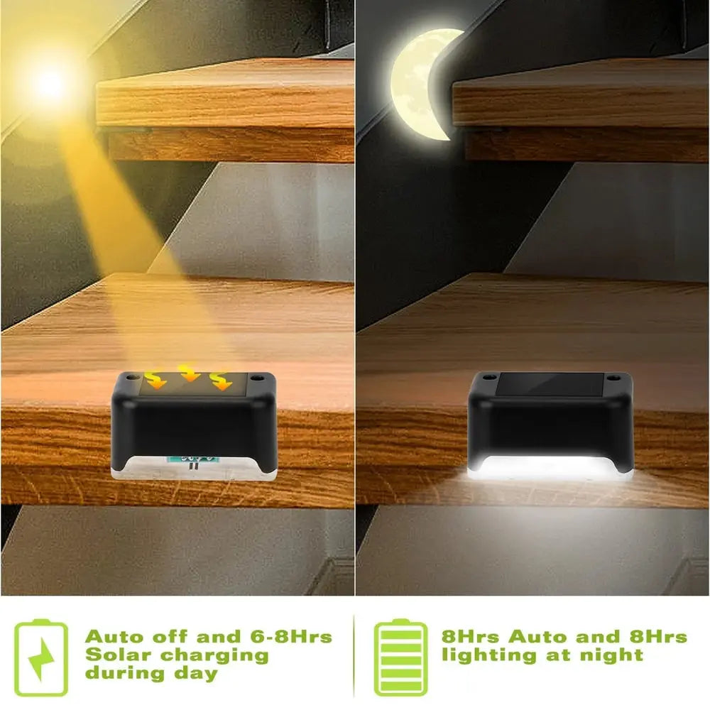 SafeStep™ — Automatic Solar Lights for Night Safety Homezys