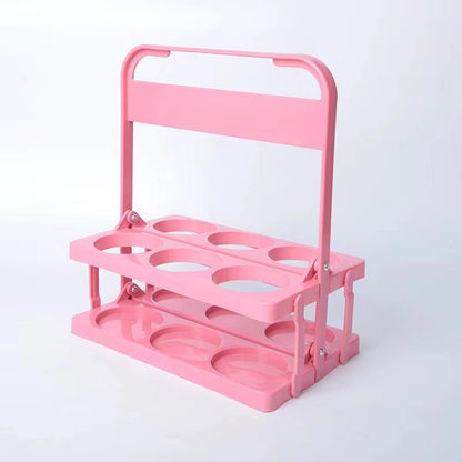 Foldable Drink Holder – Portable Holder for Six Drinks with Reinforced Support Homezys