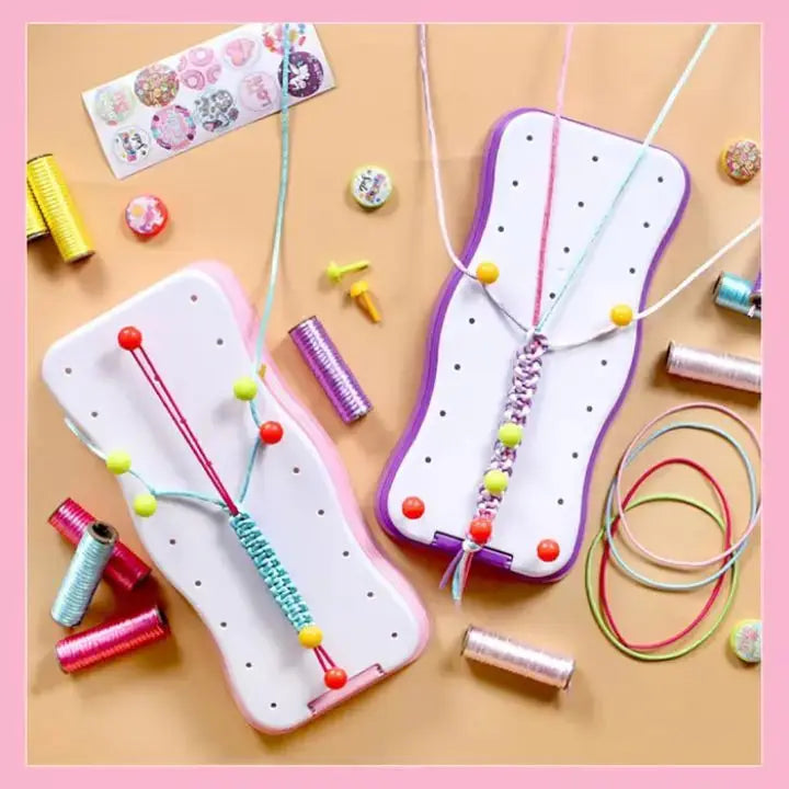DIY Hand Rope Braiding Kit – Creative Crafting Experience for Kids Homezys
