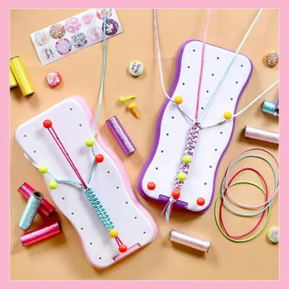 DIY Hand Rope Braiding Kit – Creative Crafting Experience for Kids Homezys