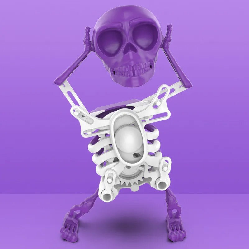 Dancing Skeleton Figure – Glowing Dance Decoration with Playful Glow Homezys