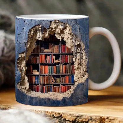 BookNook™ — 3D Ceramic Mug for Cozy Readers Mivoza Deutschland