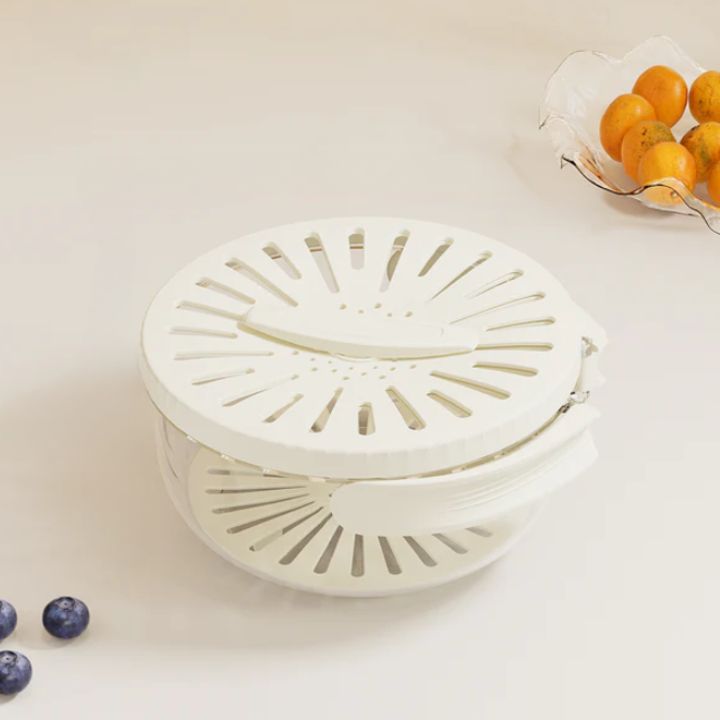 Dual-Purpose Draining Basket – Drain, Rinse & Store in One Homezys