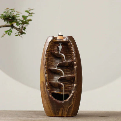 Aromatherapy Incense Waterfall with 10 Free Cones | Enhancing relaxation Homezys