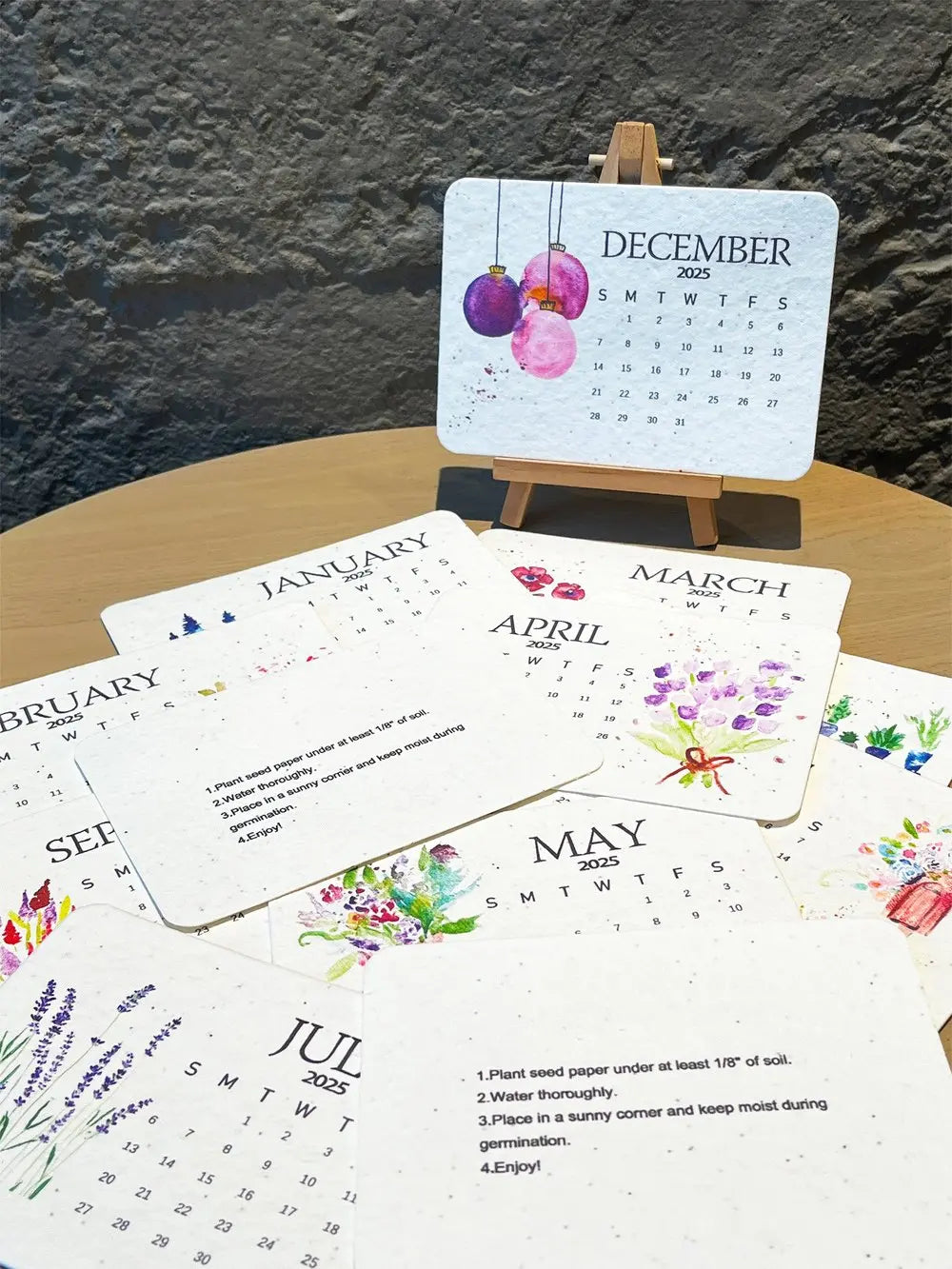 ✨Last day promotion 49% off - 🌱Eco-Friendly Plantable Seed Calendar 2025 Zorenza