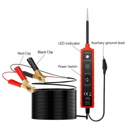 Auto Circuit Tester – 6-24V Electrical Diagnostic Tool Homezys