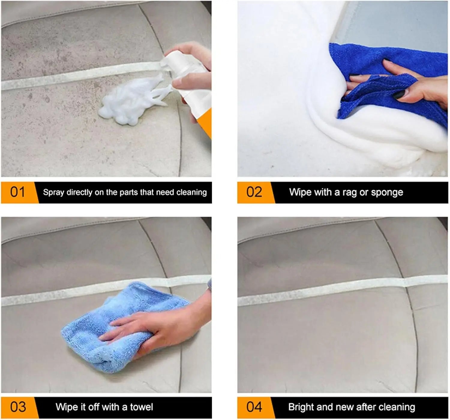 Buy 1 Get 1 Free | FoamGuard™ — Deep-Cleaning Foam for Cars & Upholstery Homezys
