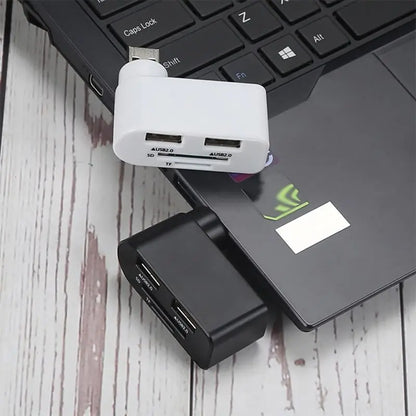 4-in-1 rotatable USB hub😍 Zorenza