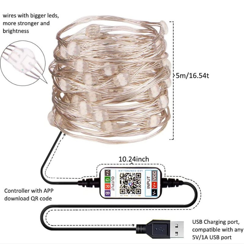 Outdoor LED String Lights — Create a Colorful Atmosphere with a Fingertip Homezys