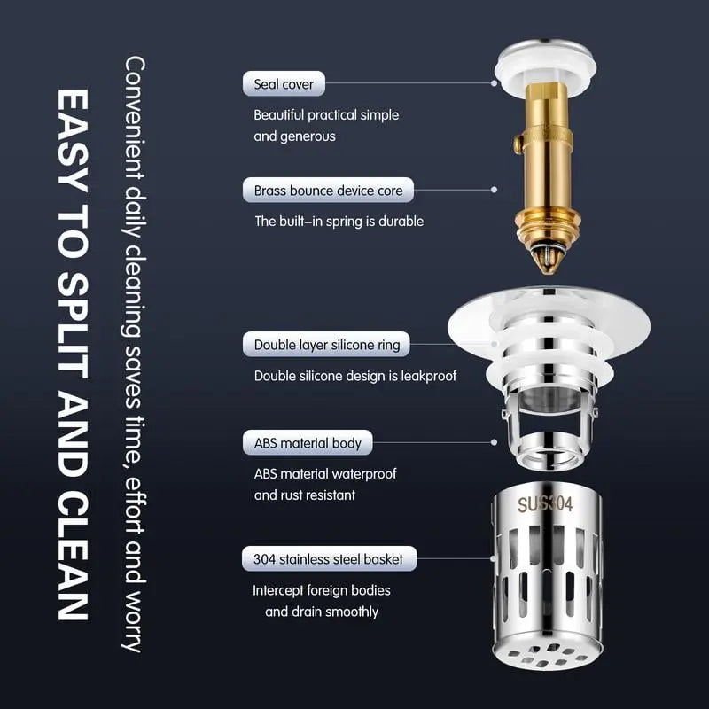 🔥Universal Stainless Steel Drain Strainer Zorenza