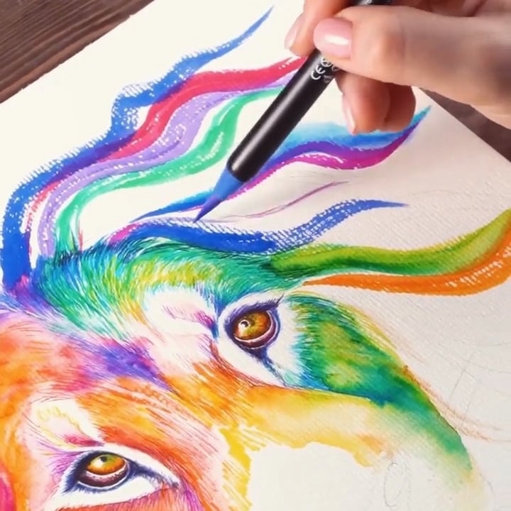 Elegant Watercolor Brush Set – Creative Painting Made Easy Homezys