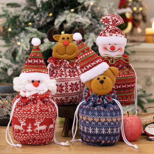 Strickpuppen Weihnachtsbeutel — Süße & besondere Geschenkidee Mivoza Deutschland
