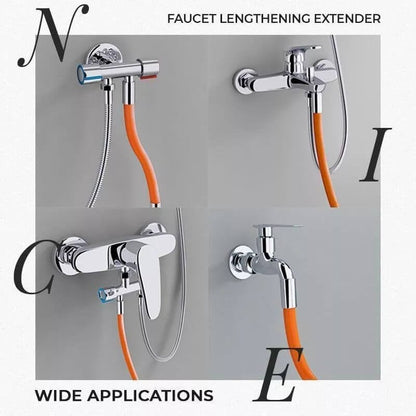 Faucet extender — splash-free work without effort Homezys