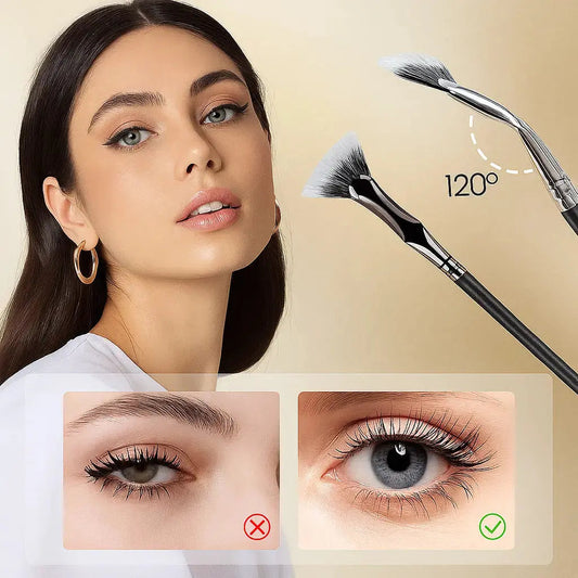 Buy 1 Get 1  Foldable Eyelash Brush with Angled Head – Perfect for Busy Mornings Homezys
