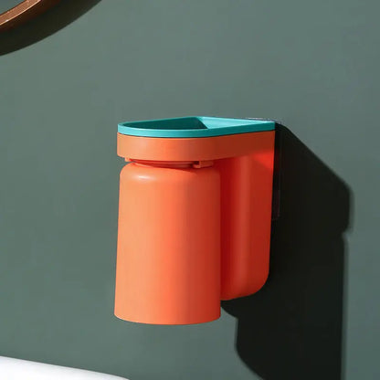 1+1 FREE | Wall-mounted adhesive toothbrush holder - no drilling required, space-saving Mivoza Germany