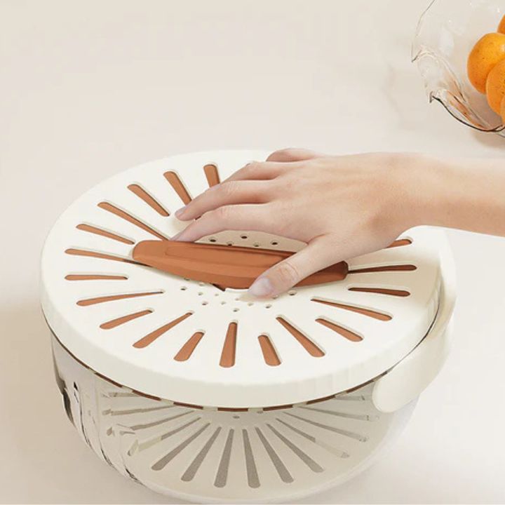 Dual-Purpose Draining Basket – Drain, Rinse & Store in One Homezys
