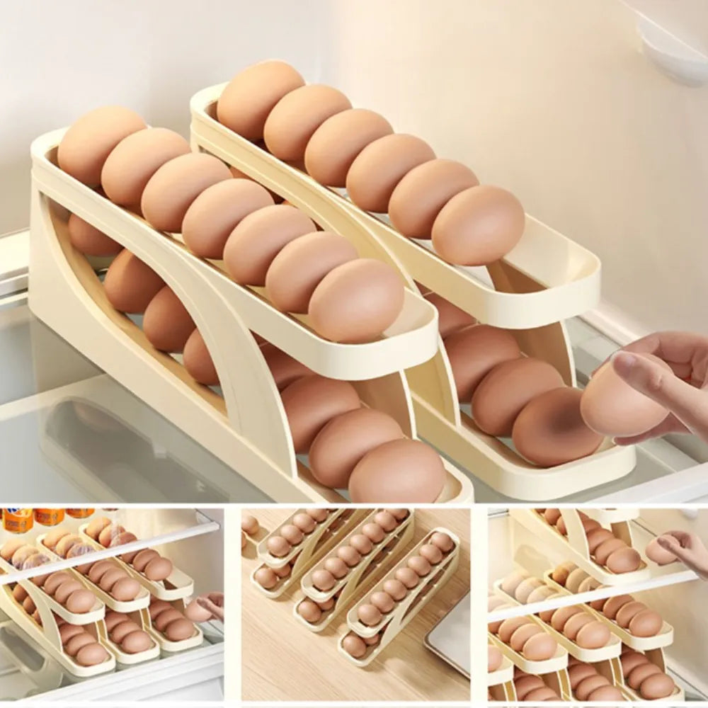 Egg Storage Rack – Space-Saving Egg Storage with Easy Access Homezys