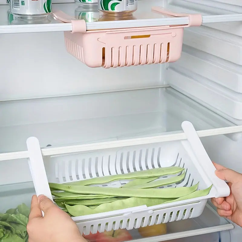 Multipurpose Refrigerator Organizer – Stackable Food Container with Drainage Homezys
