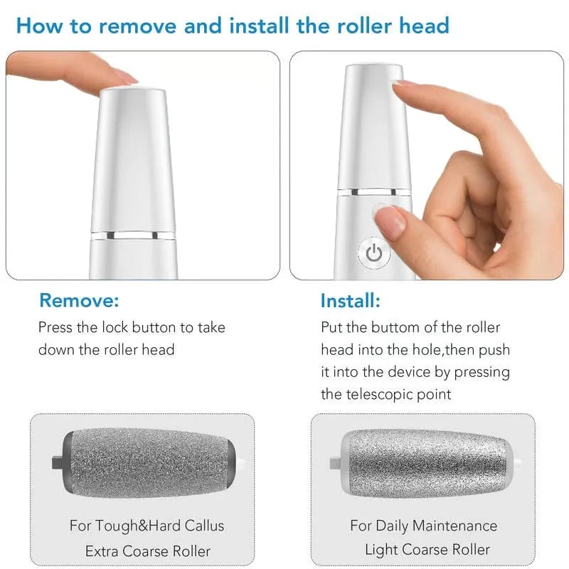 Electric Foot Smoother — Silky Smooth Skin Every Day Homezys