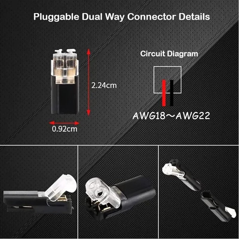 LED Connector Plug — Quick and Secure Installation (20 Pieces) Homezys