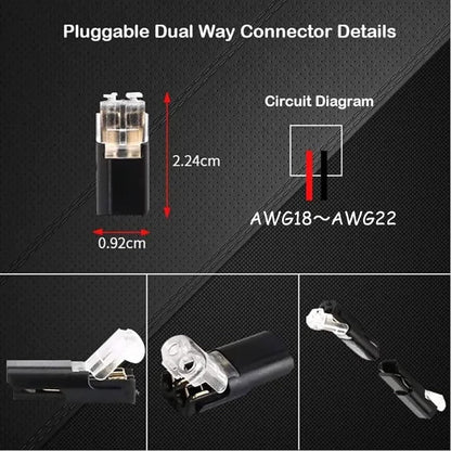 LED Connector Plug — Quick and Secure Installation (20 Pieces) Homezys