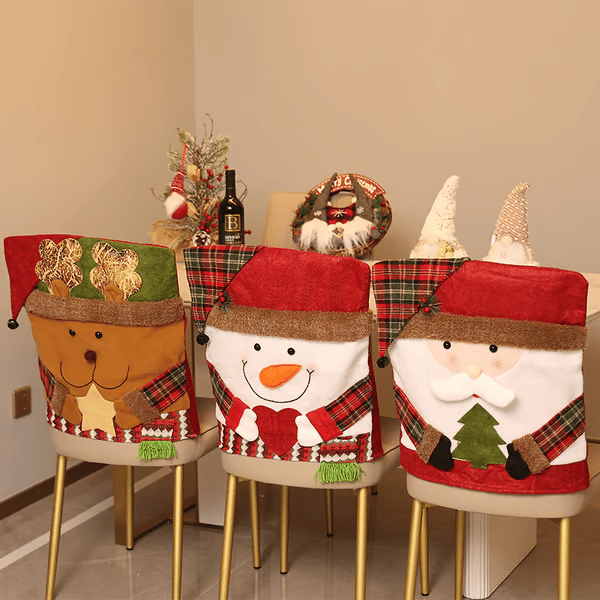 Chair Covers — Cozy Warmth and Festive Atmosphere (4 Pieces) Homezys