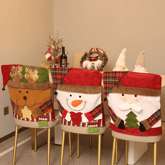 Chair Covers — Cozy Warmth and Festive Atmosphere (4 Pieces) Homezys