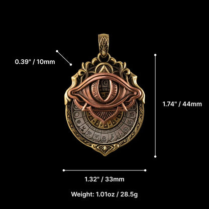 👁️‍🗨️Handmade Tarot Vision Pendant: Connect to Cosmic Wisdom Anytime（Cheat Sheet Included) Mivoza Deutschland