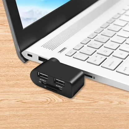 4-in-1 rotatable USB hub😍 Zorenza
