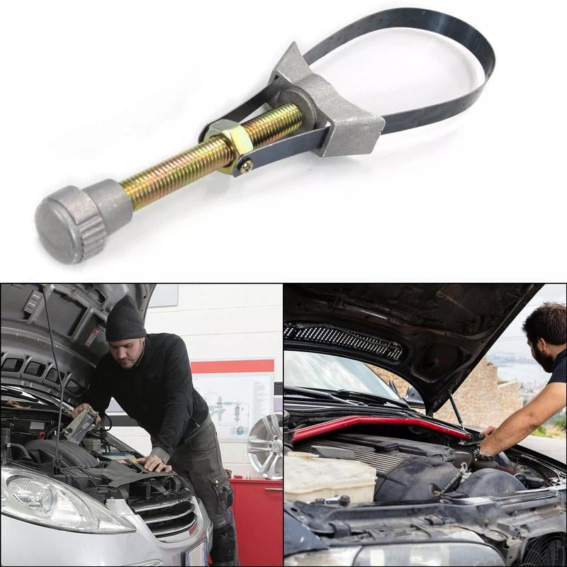 Adjustable Oil Filter Strap Wrench — Durable Tool for 60-120 mm Filters Homezys