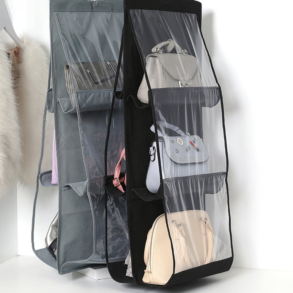 Double-Sided Hanging Storage Bag – Six-Layer Organizer for Handbags Homezys