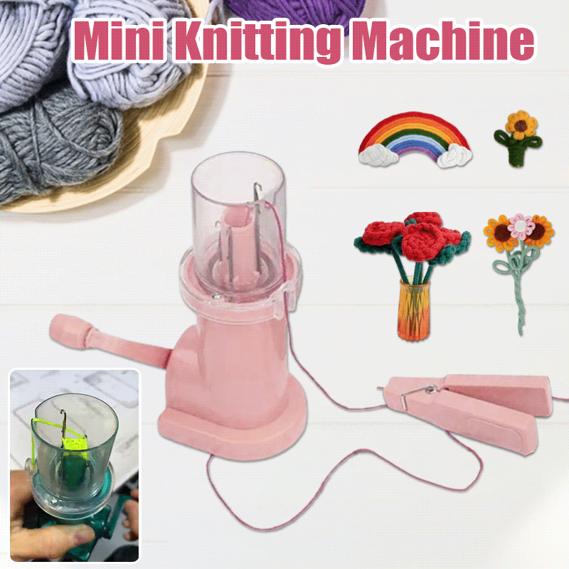 Quick Knitting Machine for I-Cord — Fast I-Cord Maker with Perfect Tension Homezys