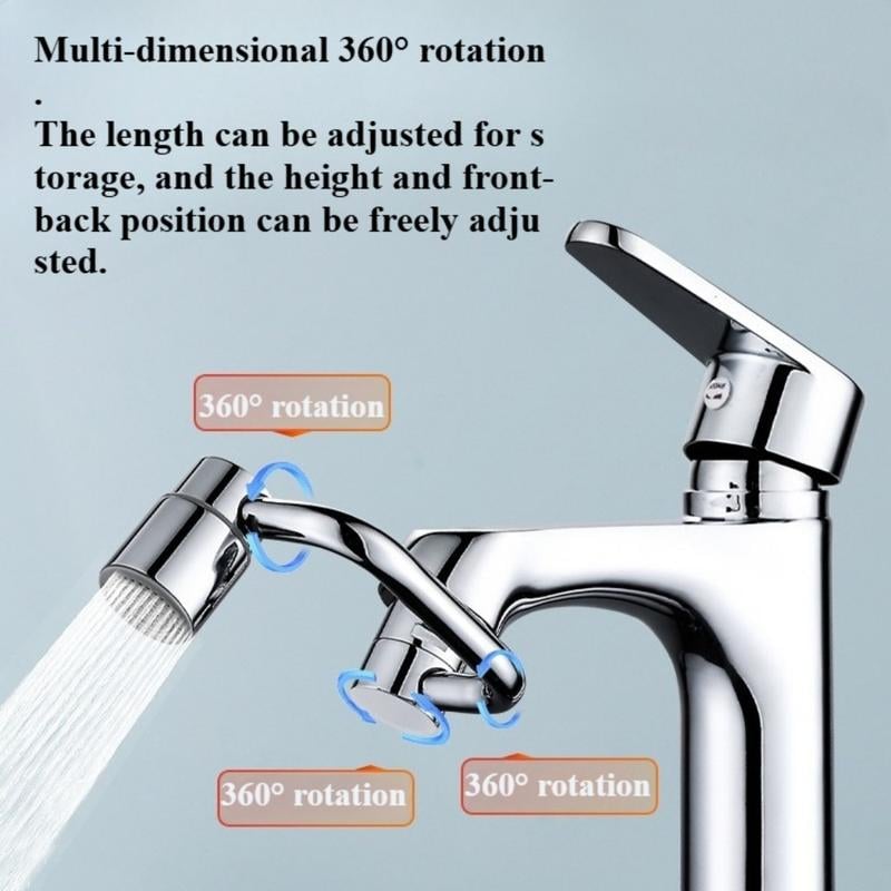 1440° Faucet Extension with 2 Spray Modes Homezys