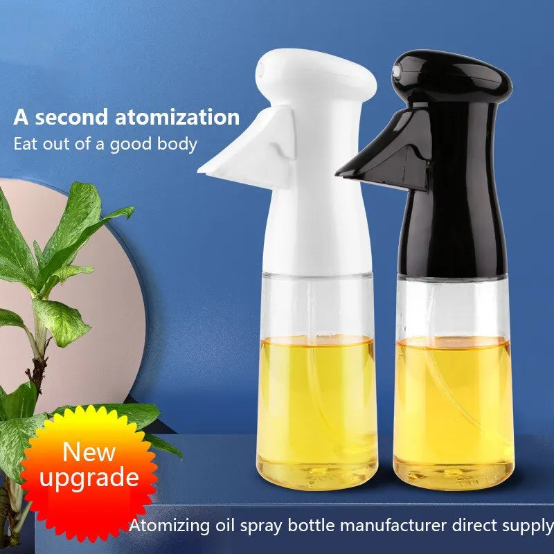 Clear Cooking Oil Spray Bottle – Eco-Friendly Kitchen Sprayer with Precise Pouring Homezys