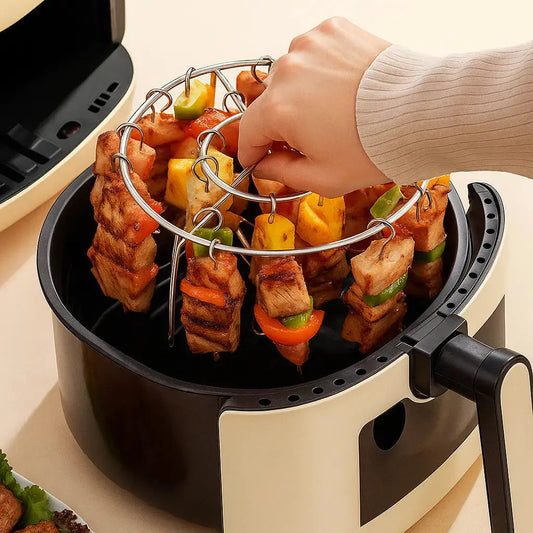 Kebab Grill for Air Fryers – Even Cooking & BBQ Enjoyment Homezys