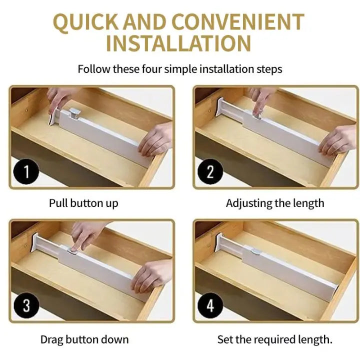 Drawer Divider - Adjustable Multifunctional Organizer Mivoza Germany