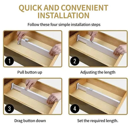 Drawer Divider - Adjustable Multifunctional Organizer Mivoza Germany