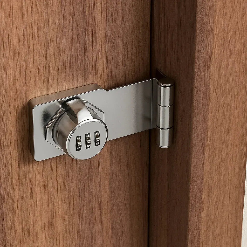 Keyless Secure Lock — Stainless Zinc Alloy with 1000 Codes Homezys
