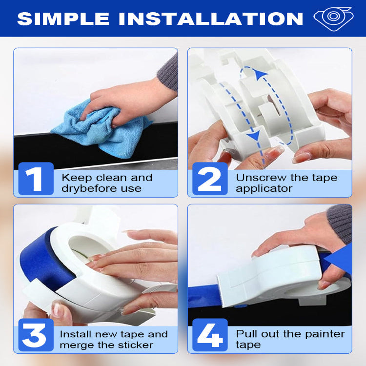 Painter’s Tape Applicator – For Perfect Edges in Seconds Homezys