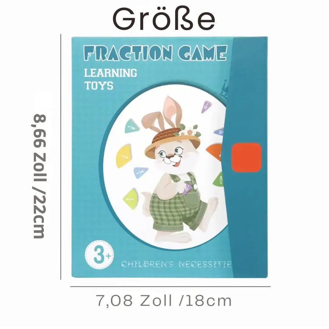 Magnetic Fraction Learning Tiles — Interactive Math Set for Kids Homezys