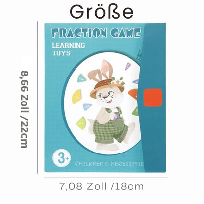 Magnetic Fraction Learning Tiles — Interactive Math Set for Kids Homezys