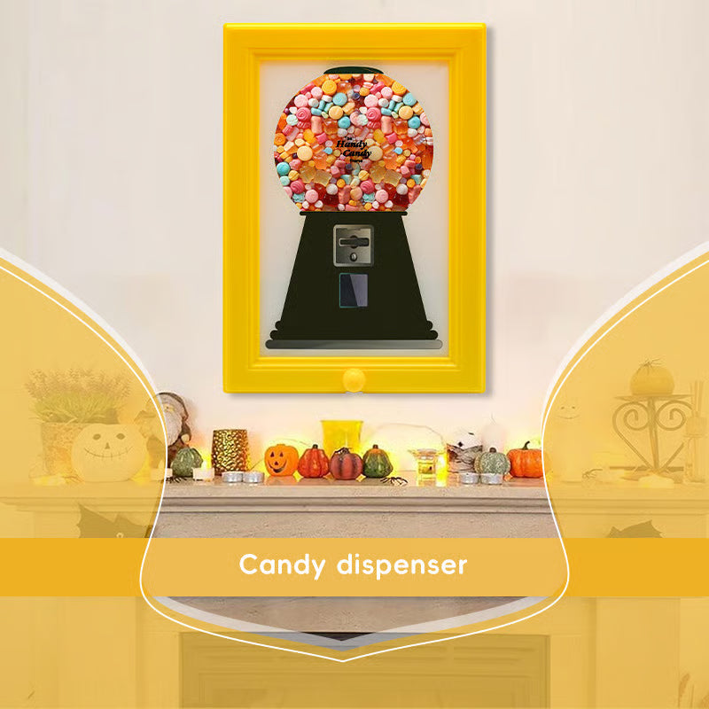 Candy Dispenser in Frame – Colorful Treat Fun Homezys
