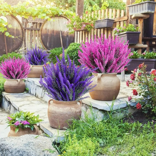Outdoor Artificial Lavender Flowers💐 Zorenza
