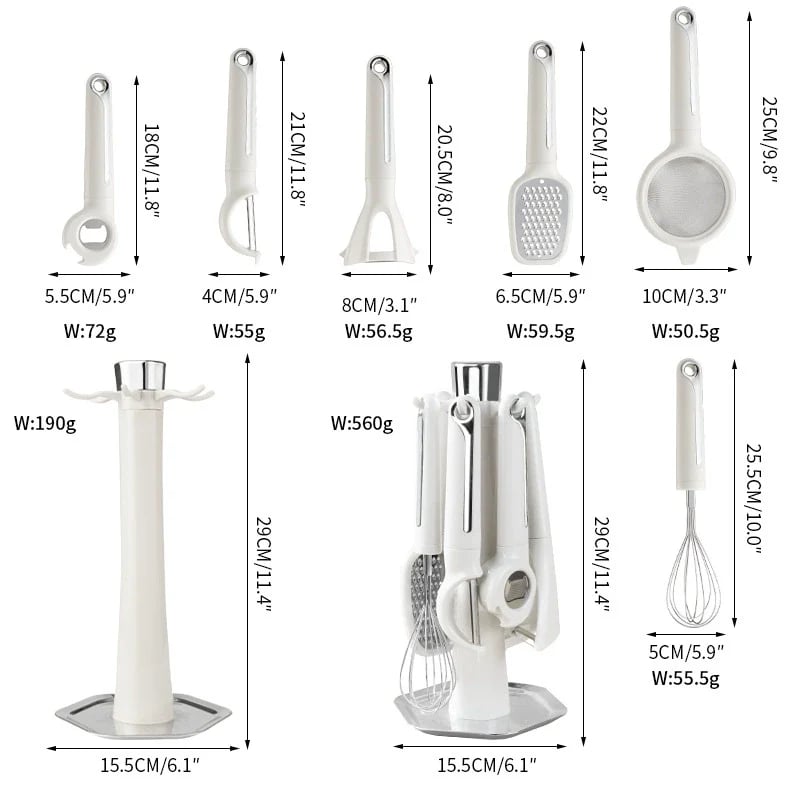 7-Piece Kitchen Gadget Set Mivoza Deutschland