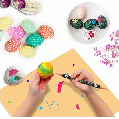 72-Colour  Dual-Tip Markers for Vivid, Smudge-Proof Art Mivoza Deutschland